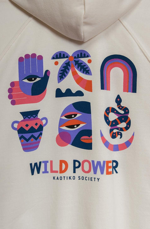 Wild Power Ivory Sweatshirt