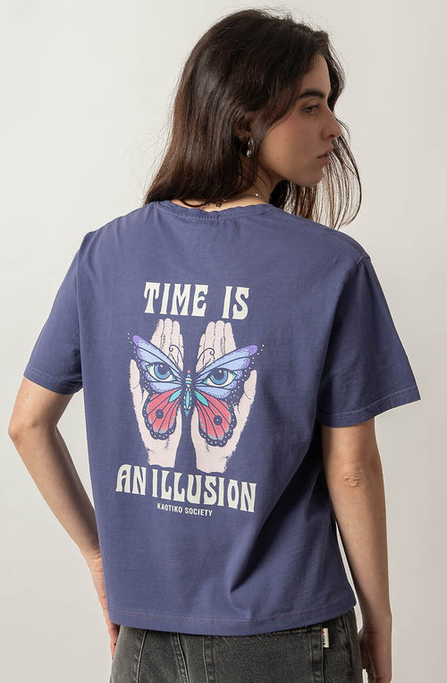 Camiseta Washed Illusion Grape