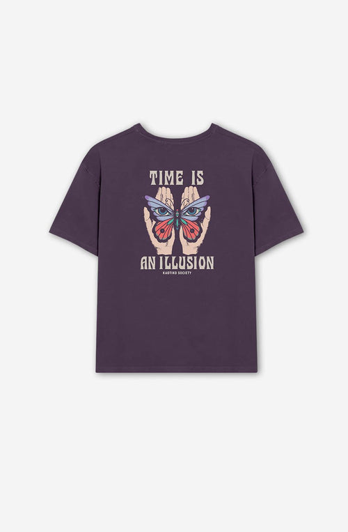 Camiseta Washed Illusion Grape