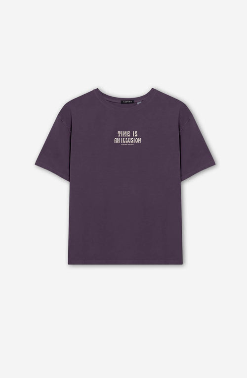T-Shirt Washed Illusion Grape