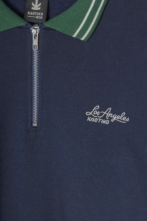 Sweat-shirt Los Angeles Navy/ Green
