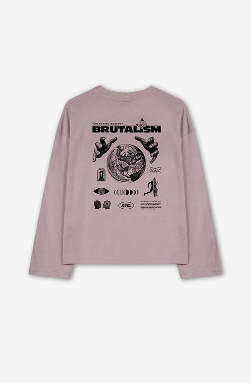 Tee-shirt Oversize Brutalism Mallow