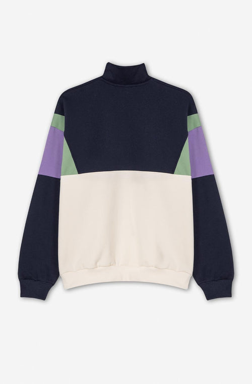 Ivory/Navy /Bosco Green Arthur Sweatshirt