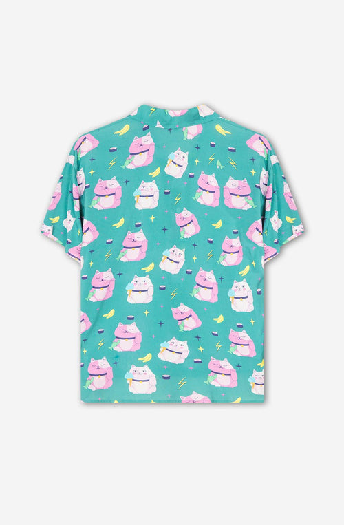 Camisa Cats Chinese Jade