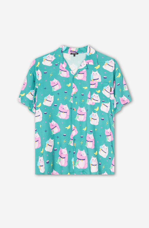 Camisa Cats Chinese Jade