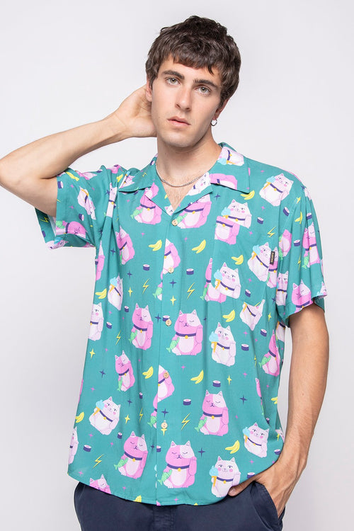 Cats Chinese Jade Shirt