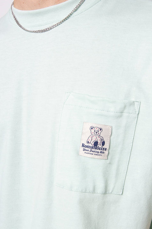 Camiseta Pocket Loving Bear Sweet Green