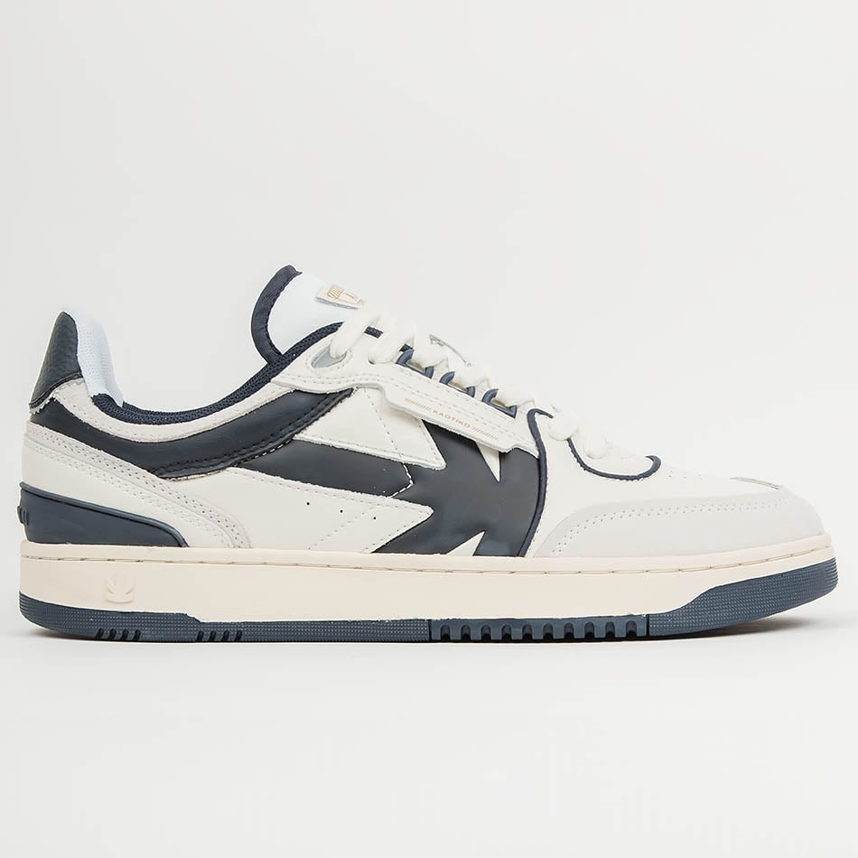 Kaotiko Boston Piping Off White/ Navy Sneakers