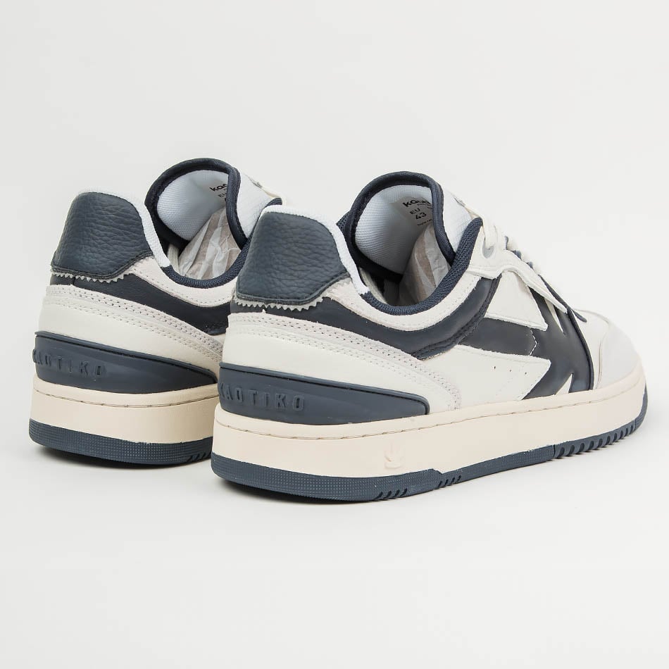 Kaotiko Boston Piping Off White/ Navy Sneakers