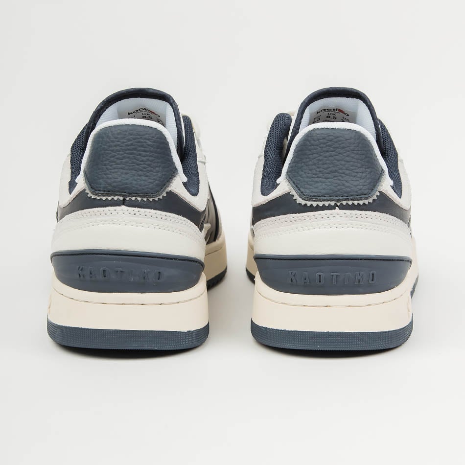 Kaotiko Boston Piping Off White/ Navy Sneakers