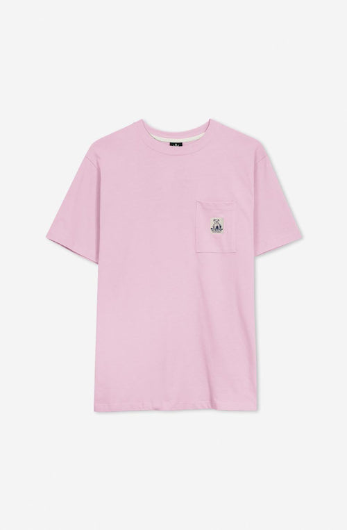 Gum Pink Loving Bear Pocket T-Shirt