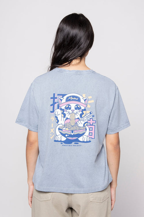 Steel Kawaii Washed T-Shirt