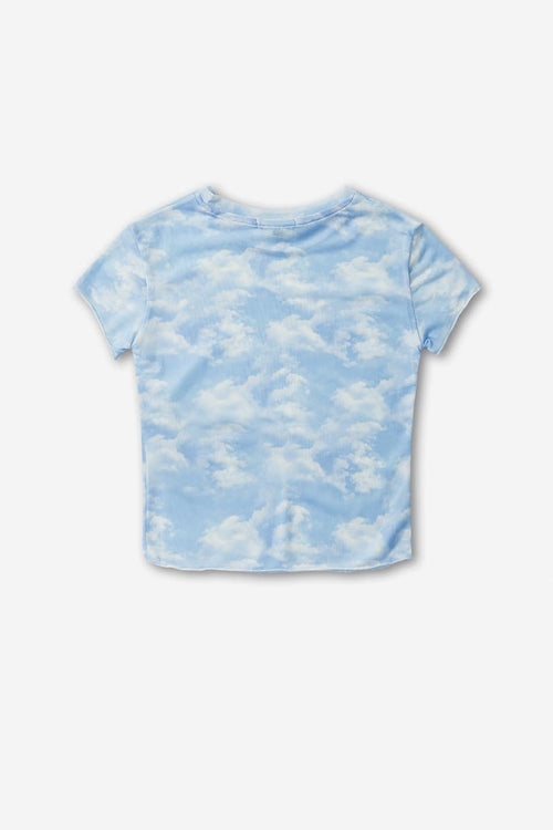 Blue Clouds Tulle T-Shirt