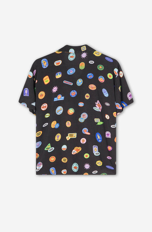 Camisa Small Fruit Stickers