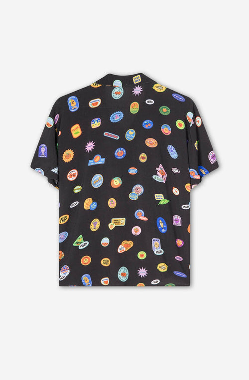 Small Fruit Stickers Shirt