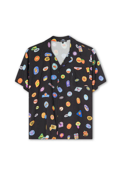 Camisa Small Fruit Stickers