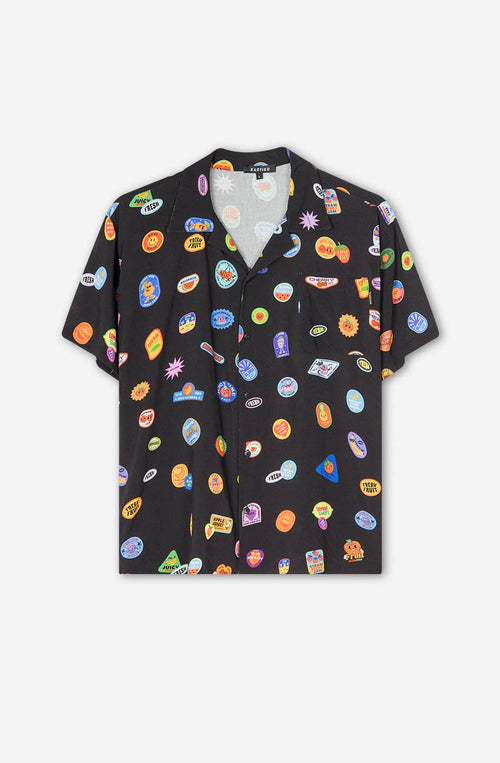 Camisa Small Fruit Stickers