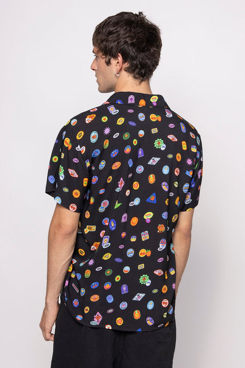 Camisa Small Fruit Stickers