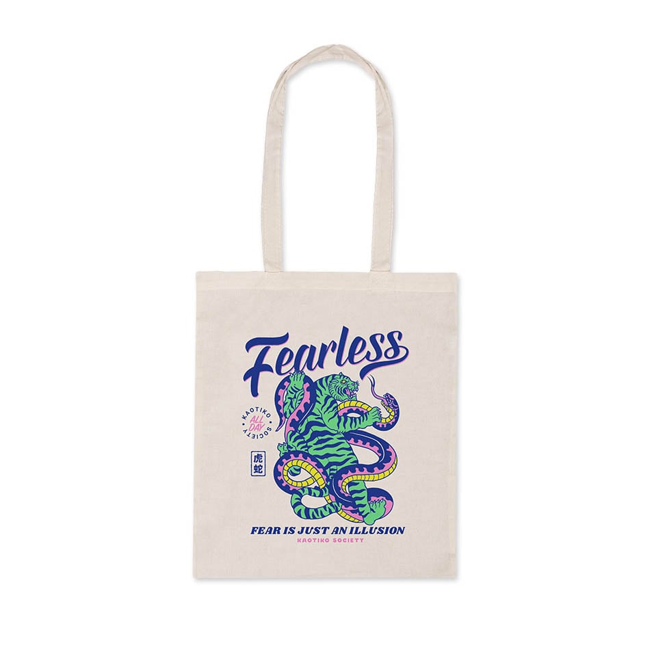 Ivory Fearless Tote Bag
