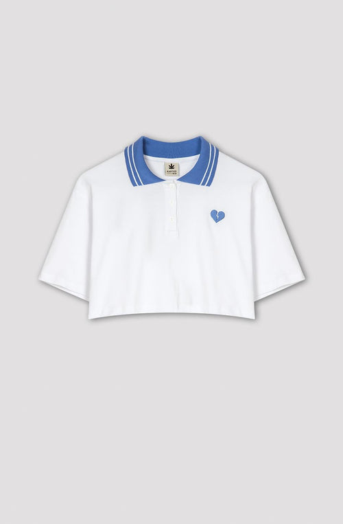 Polo Broken Heart White