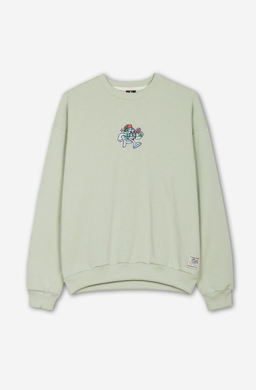 Palid Green World Sweatshirt