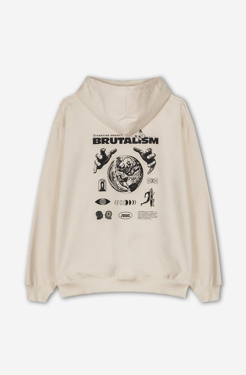 Sweatshirt Brutalism Bone
