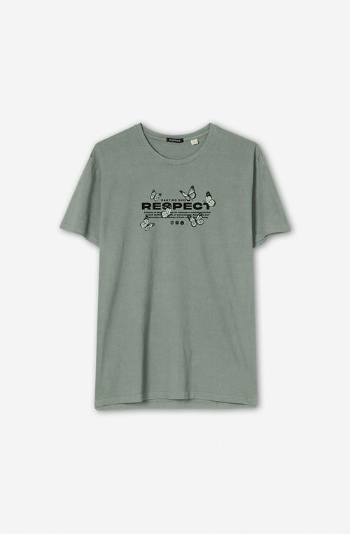 Washed T-Shirt Respect Army