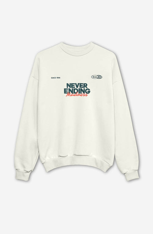 Never Ending Organic Cotton Ivory Sweatshirt