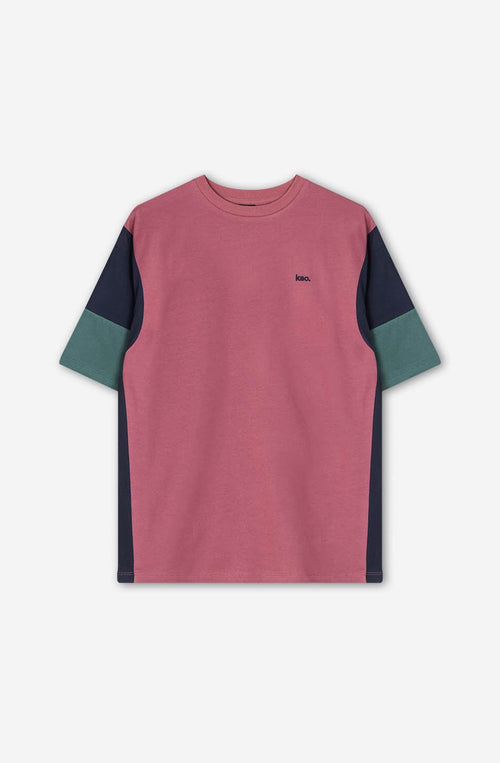 Cherry/ Navy/ Forest Kalet T-shirt