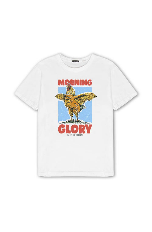 Camiseta Washed Morning Glory White