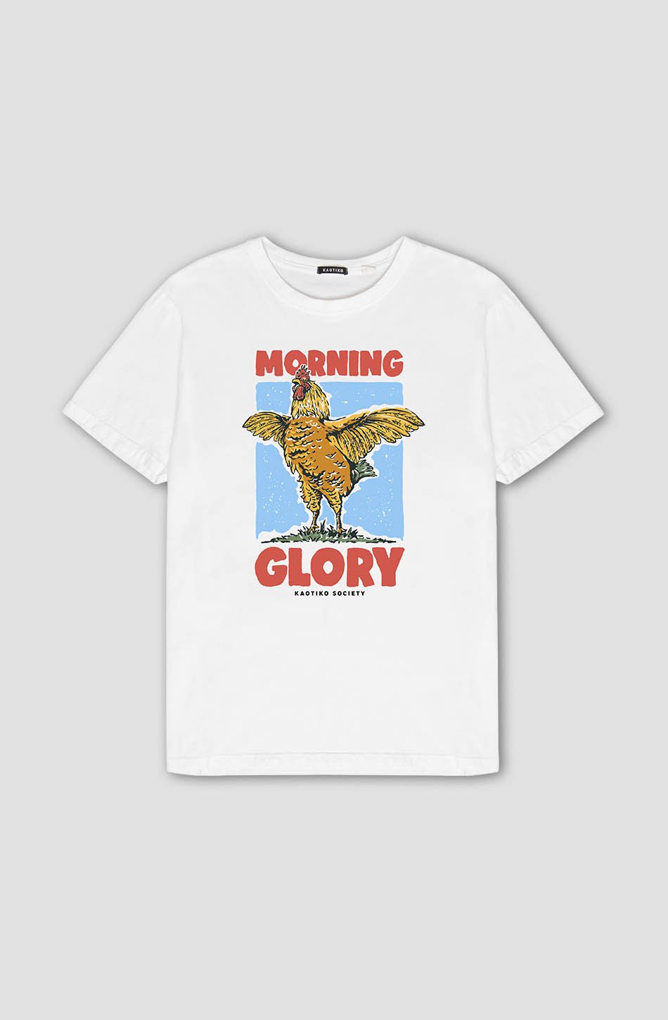 Camiseta Washed Morning Glory White