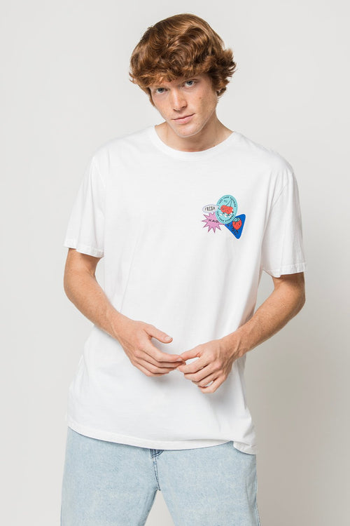 Camiseta Washed Fresh White