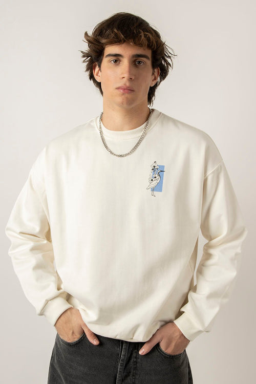 Ivory Koi Sweatshirt