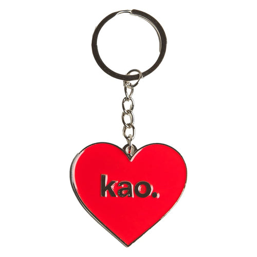 Red Heart Kao Keychain
