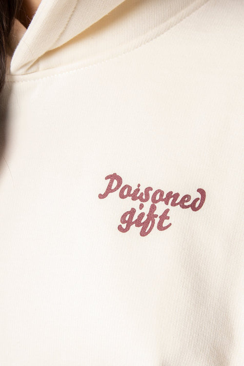 Sudadera Poisoned Gift Ivory