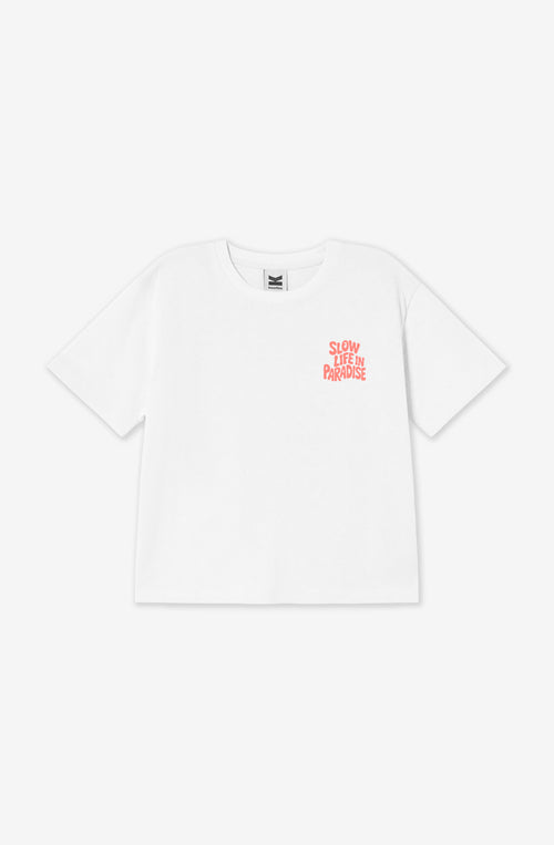 Camiseta Slow Life Paradise White