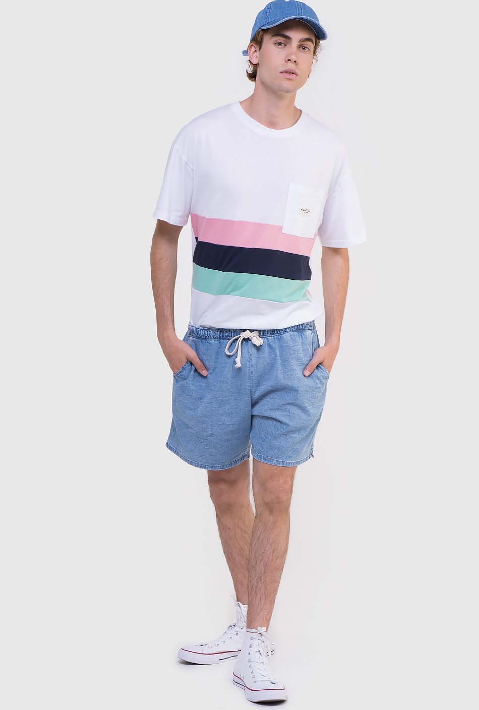 Bermuda Beach Denim Shorts