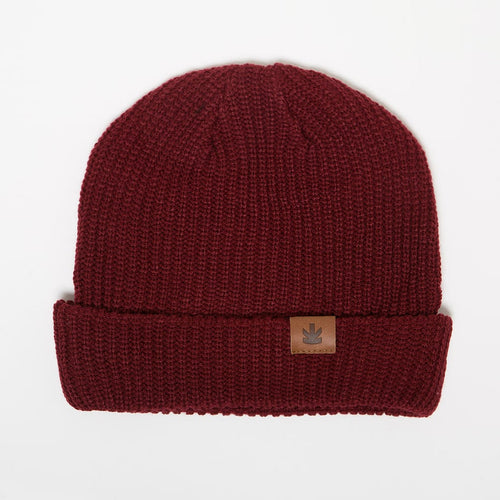 Beanie Fisherman Maroon