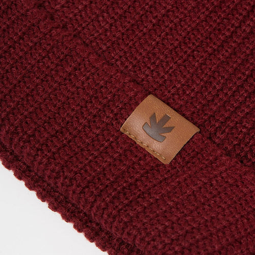 Beanie Fisherman Maroon