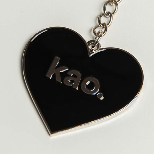 Llavero Heart Kao Black