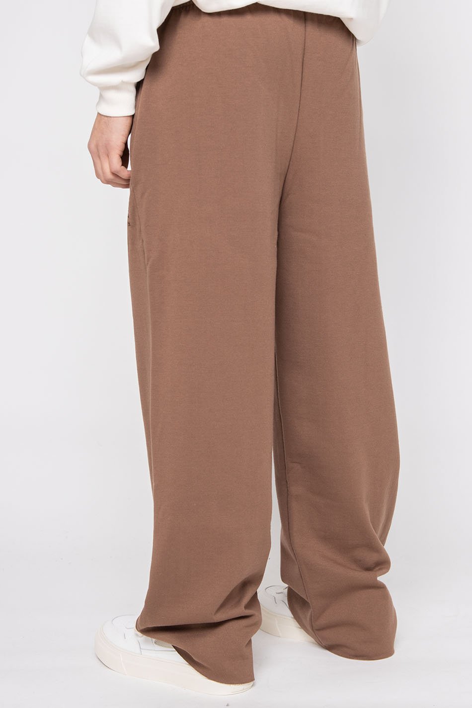 Pantalón Chandal Wide Leg Marrón