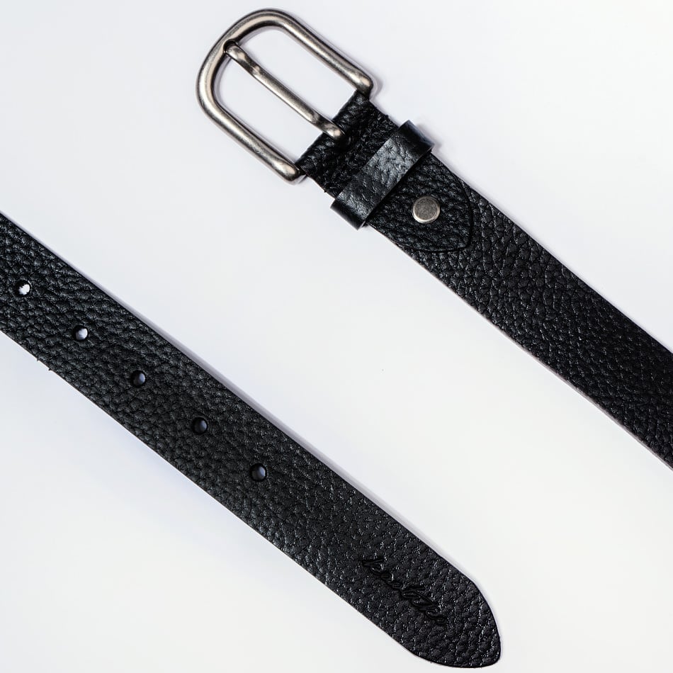 Cinturón Leather Black-100
