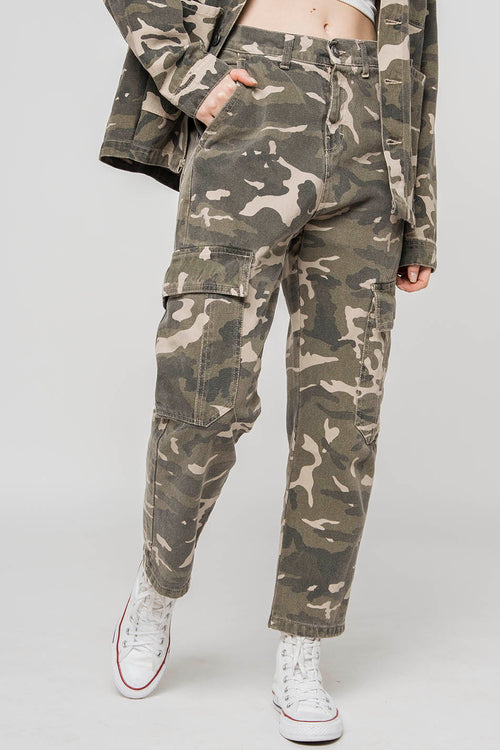 Pantalon Cargo Camouflage