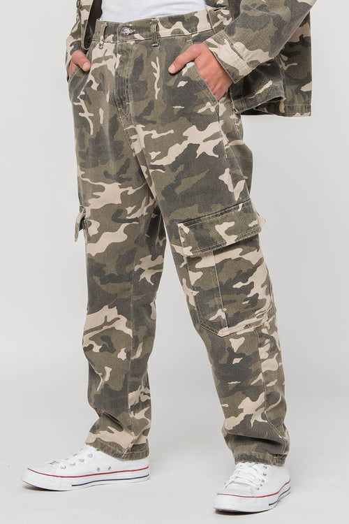 Pantalon Cargo Camouflage